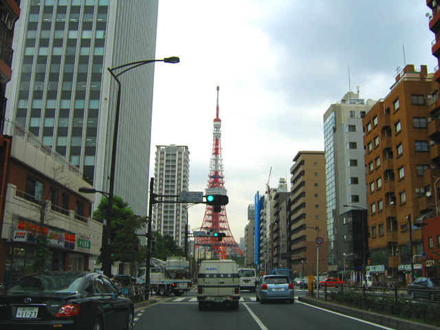 東京タワーが真っ正面！