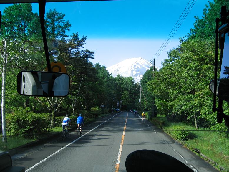 フロントロウから富士山